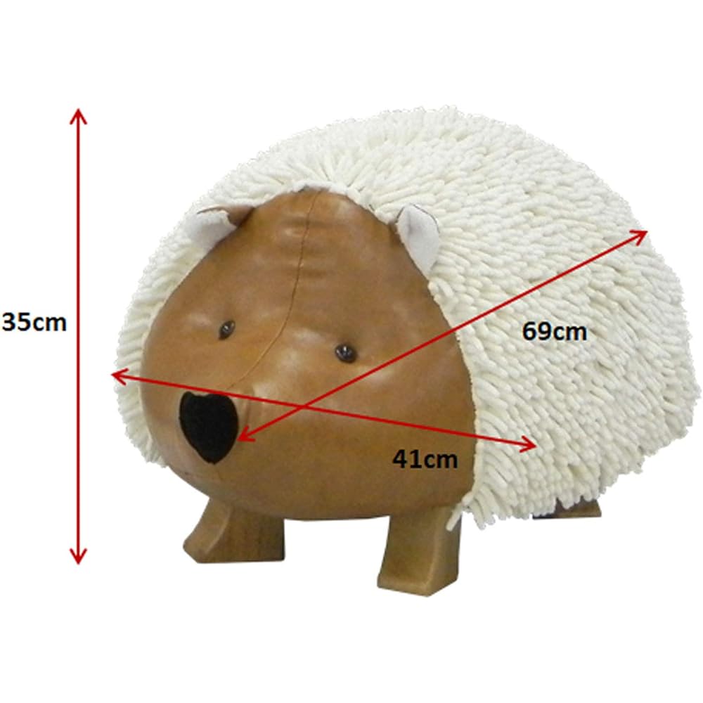 Cozy Deco Hedgehog Stool Small Juniper 4514014002418