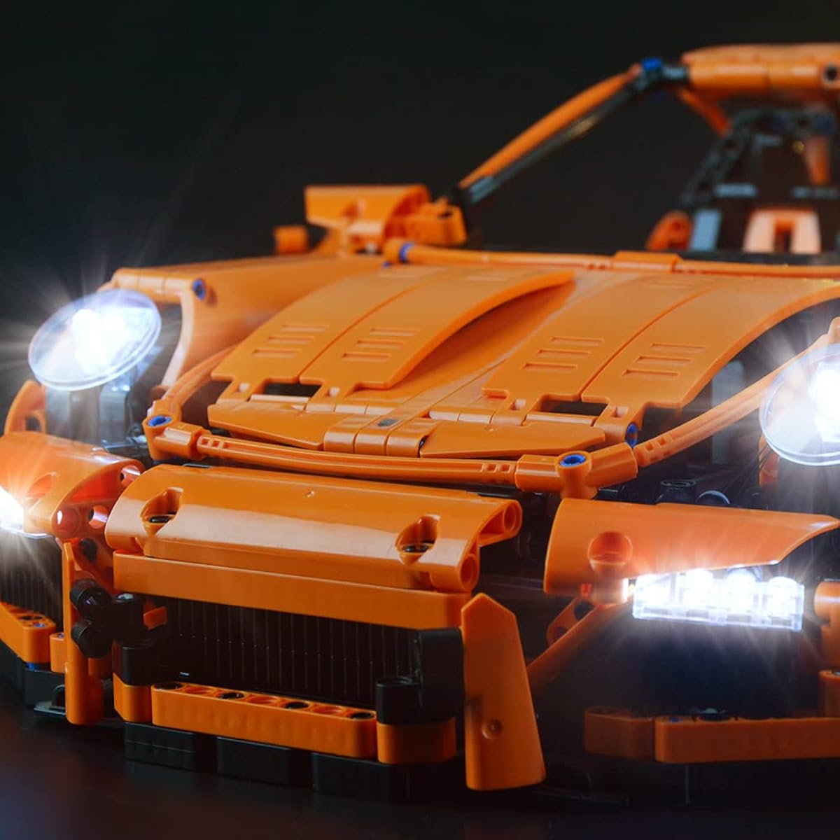 LED Kit for ASTEM Lego Porsche 911 GT3 RS Only, 42056 (Lights Only, Lego Set Not Included).