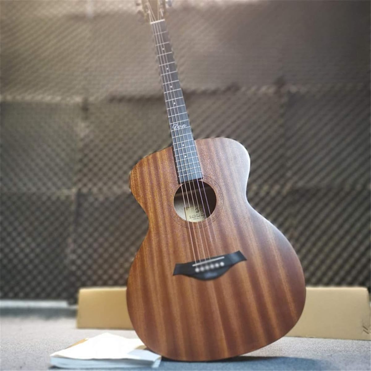 Acoustic Guitar 41 Inch Folk Guitar Full Sand Billy Single Matte Rosewood Fretboard Classic Guitar (Color : Natural, Size : 41 inches)
