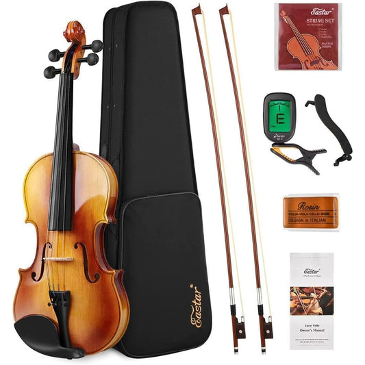 Violin set, single plate, solid