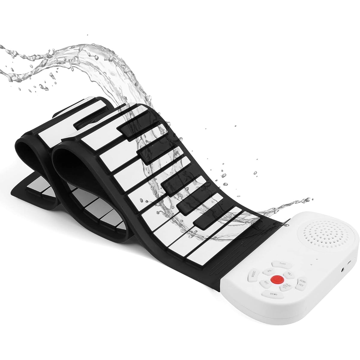 Hami Roll Up Piano Portable Electronic Piano for Beginners and Kids 49 Keys Flexible Kids Foldable Roll Up Educational Electronic Digital Music Piano Keyboard with Recording