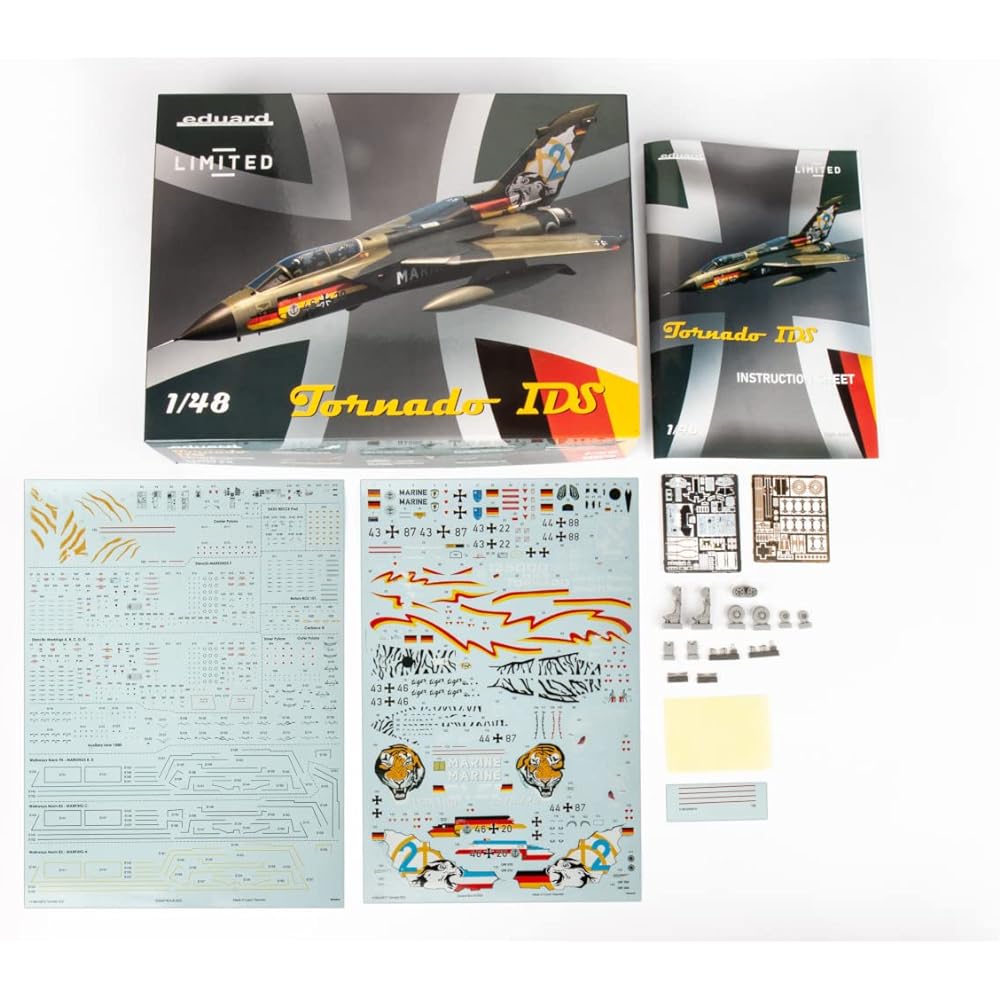 Eduard 1/48 Limited Edition Luftwaffe Tornado IDS Plastic Model EDU11165 Molding Color