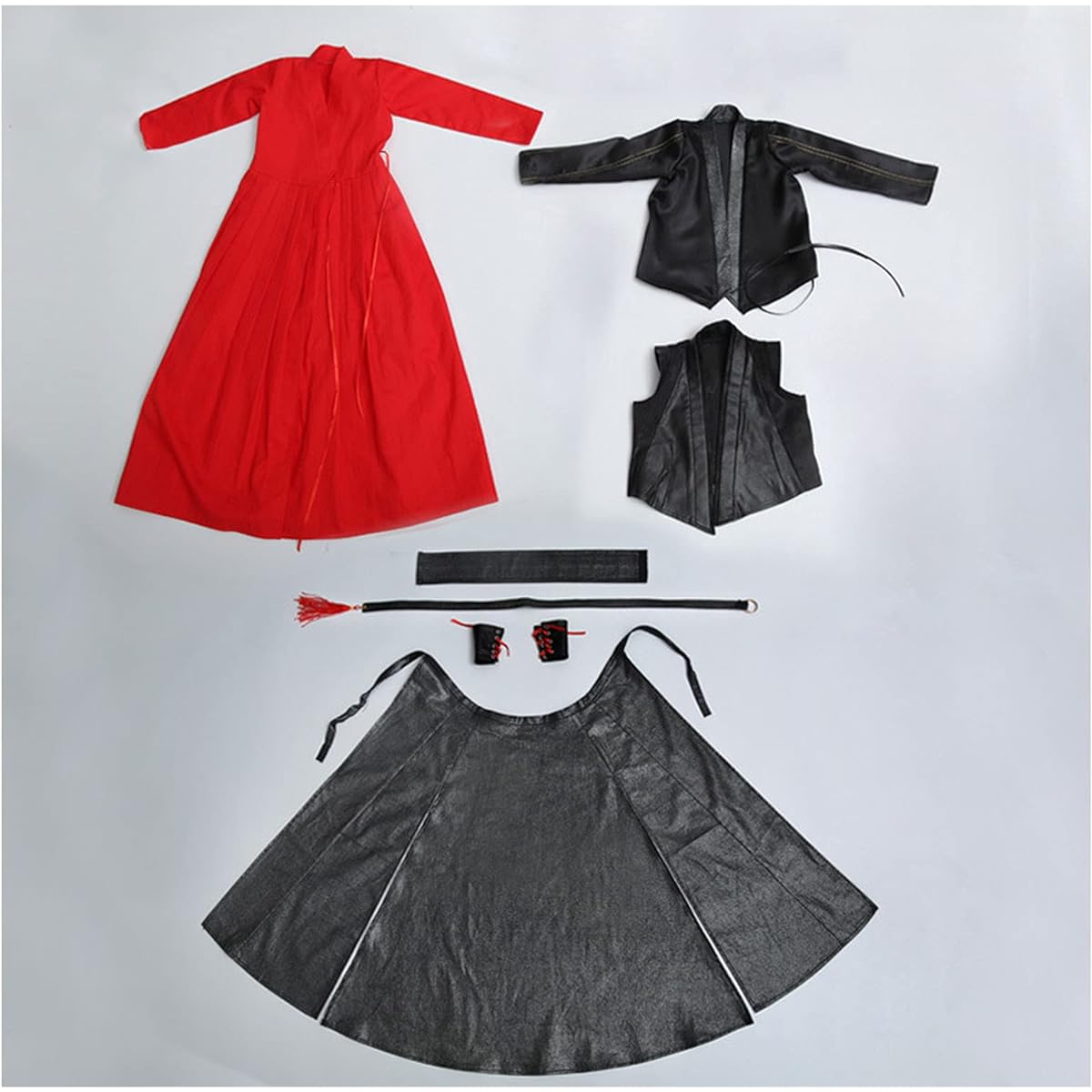 Chinese Style BJD 1/3 Male Doll Clothes, Hanfu Full Set, Long Sleeve Shirt Ancient Costume, for 22-27 Inch Doll