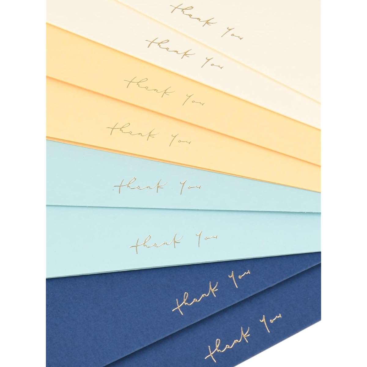 SUPHOUSE Thank You Cards with Envelopes and Stickers, Thank You Notes for Wedding, Baby Shower, Bridal Showers, Small Business, Assorted Blank Cards 24 Bulk Packed, Modern and Minimalist Design