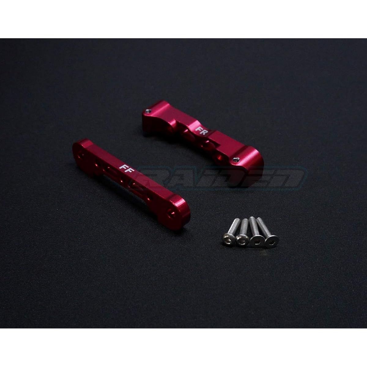 Aluminum Front Lower Arm Suspension Mount for ARRMA Kraton Typhon Senton Talion - RED
