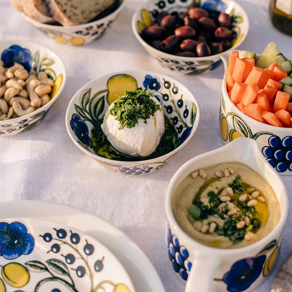 ARABIA [Regular Imported Product] Arabia Ceramic Paratissi Bowl Dish 13cm Black 1059707