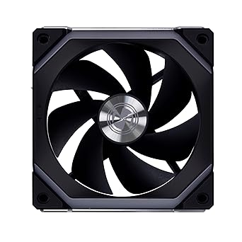 Li LIAN LI Connected Case Fan UNI FAN SL120 V2 BK Single Pack Black 28mm Thickness Fluid Bearing Compatible with "L-CONNECT 3" Japanese Authorized Distributor Product
