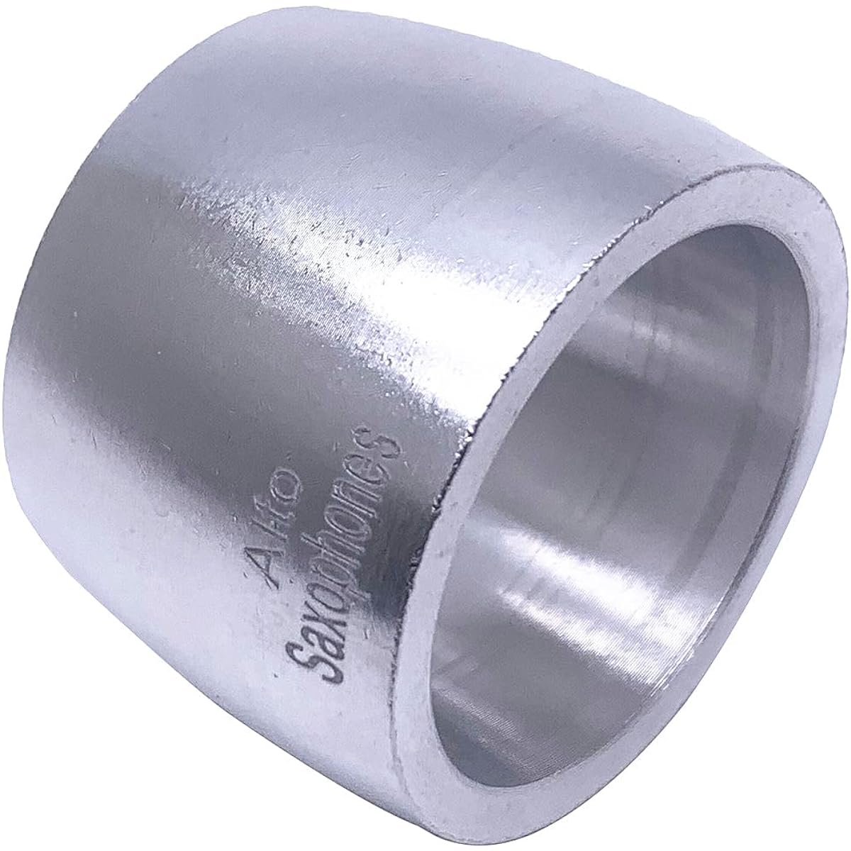 TUOREN Chrome Alto Saxophone Ligature Zipper Compact Durable Alto Saxophone Rubber Bakelite Mouthpiece