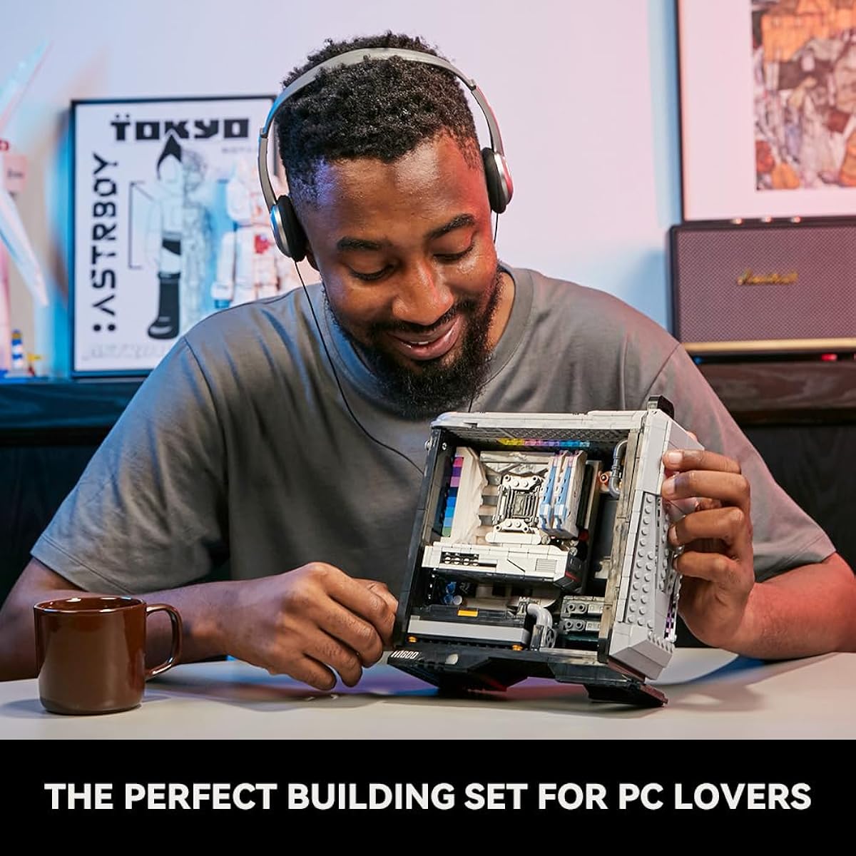 BRICKKK PANTASY Desktop Computer Building Block Set for Adults