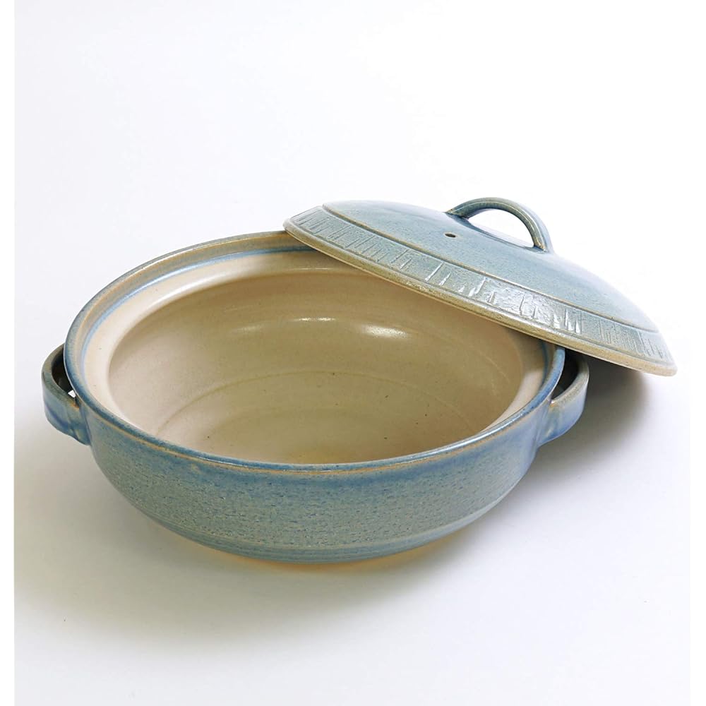 Maruyoshitouki Earthen Pot Blue No. 9 REIWA M1433