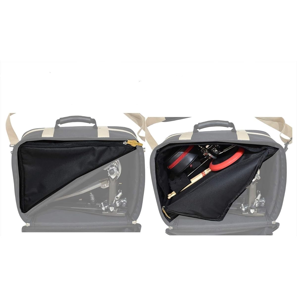 TAMA POWERPAD Designer Collection Single/Twin Drum Pedal Bag Black TPB200BK