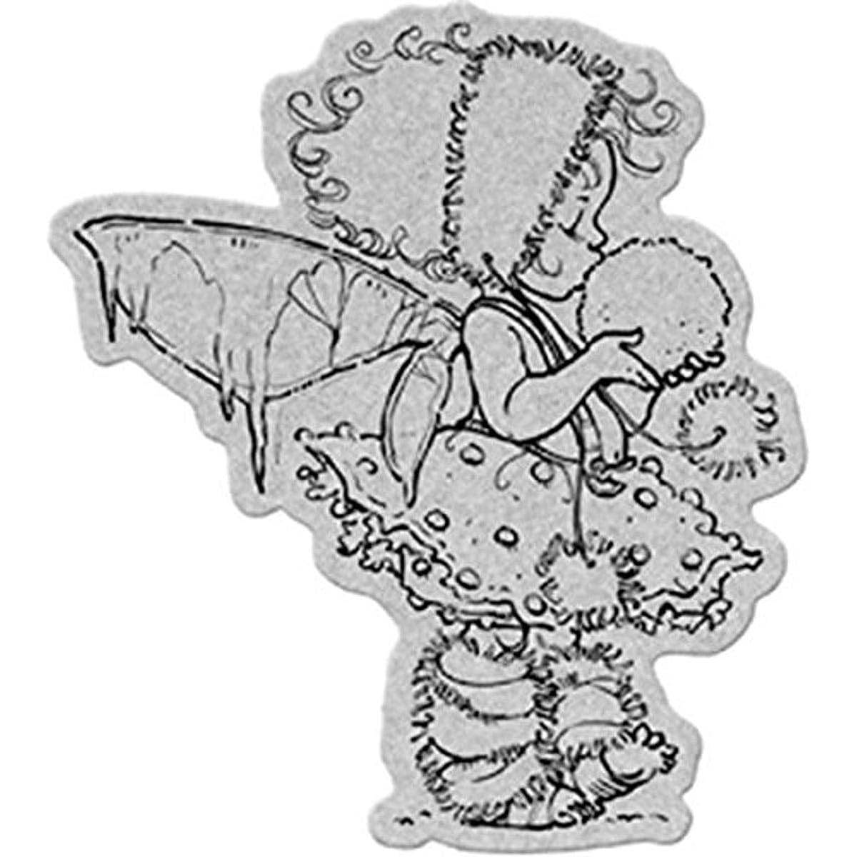 Penny Black Cling Stamp 4" x 6" Winter Fairy
