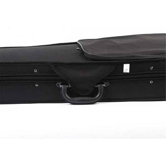 Violin Case Triangular Shape Backpack Violin Case 3/4,1/2 Size for Violin Accessories Sturdy Lightweight Pressure Resistant (Color: Black, Size: 1/2)