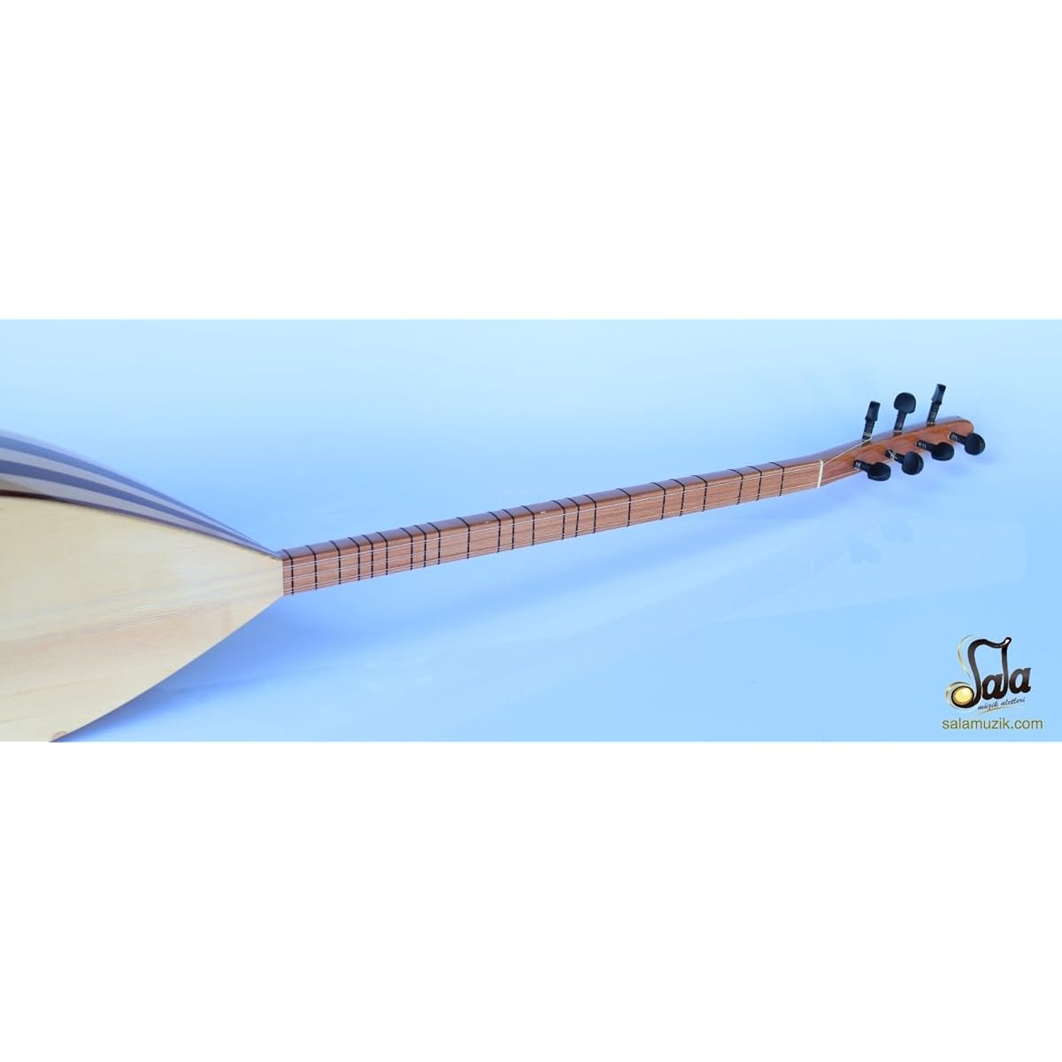 Turkish Long Neck Mahogany Baglama Saz for Sale