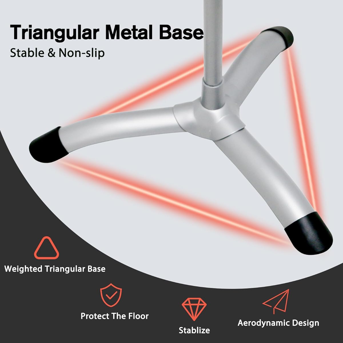 RANMING Music Stand Dual Use Foldable Music Score Stand Desktop Book Stand Professional Portable Music Score Stand with Microphone Stand Violin Orchestra Professional Conductor Stand (Gray)