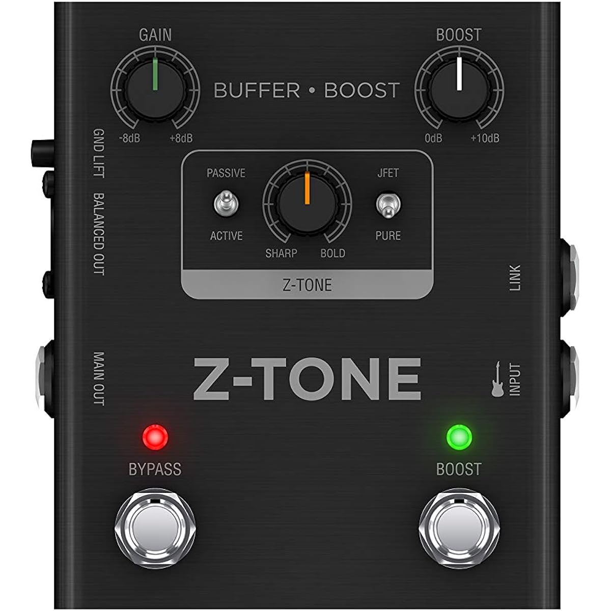 IK Multimedia Z-TONE Buffer Boost Preamp/DI Pedal [Domestic genuine product]