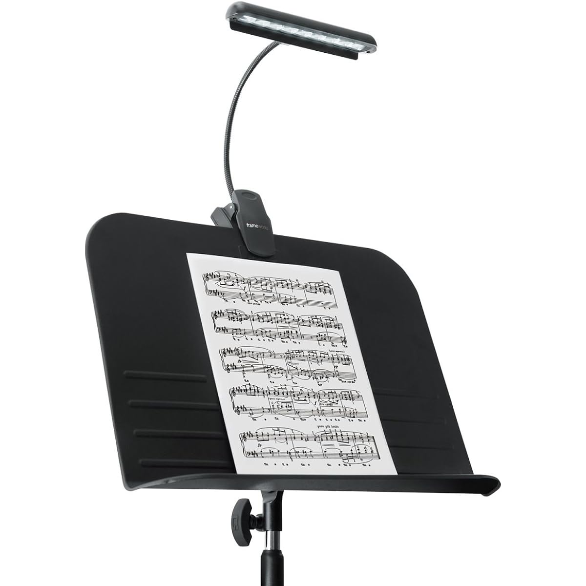 Gator Cases GFW-MUS-LED Framework Clip-On LED Music Lamp with Adjustable Neck