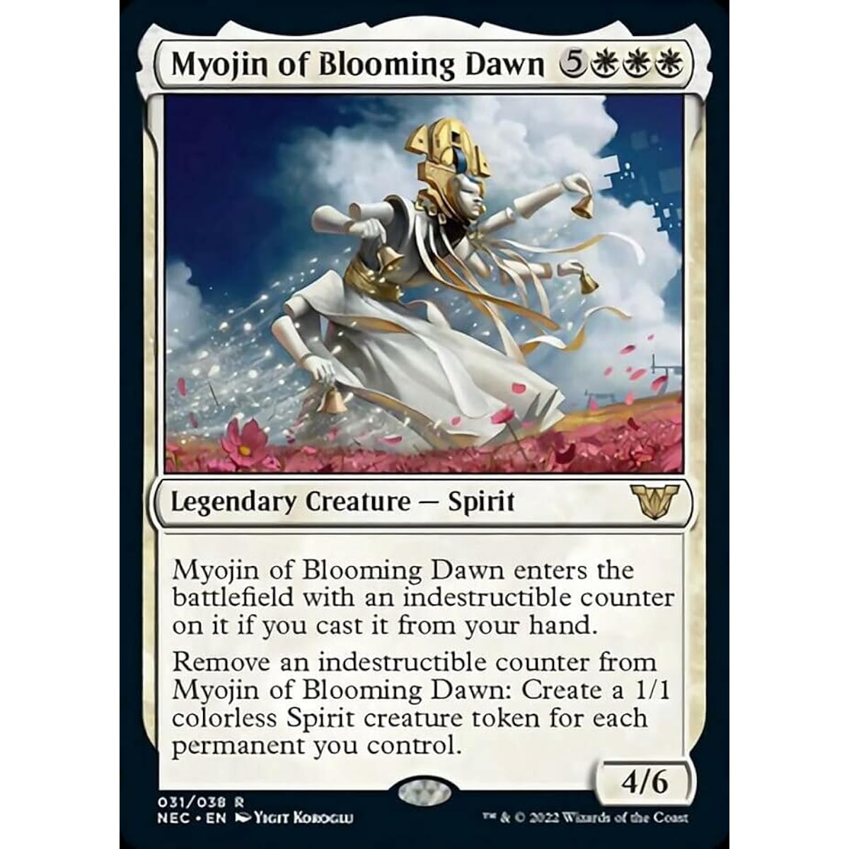 Magic: The Gathering - Akito of the Blooming Dawn (031) - Neon Dynasty Commander