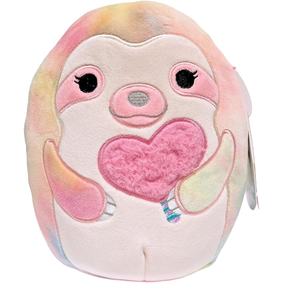 Squishmallows 2024 Valentine Squad 8" Plush (8" Whimsical Sloth Heart Cotton Candy)