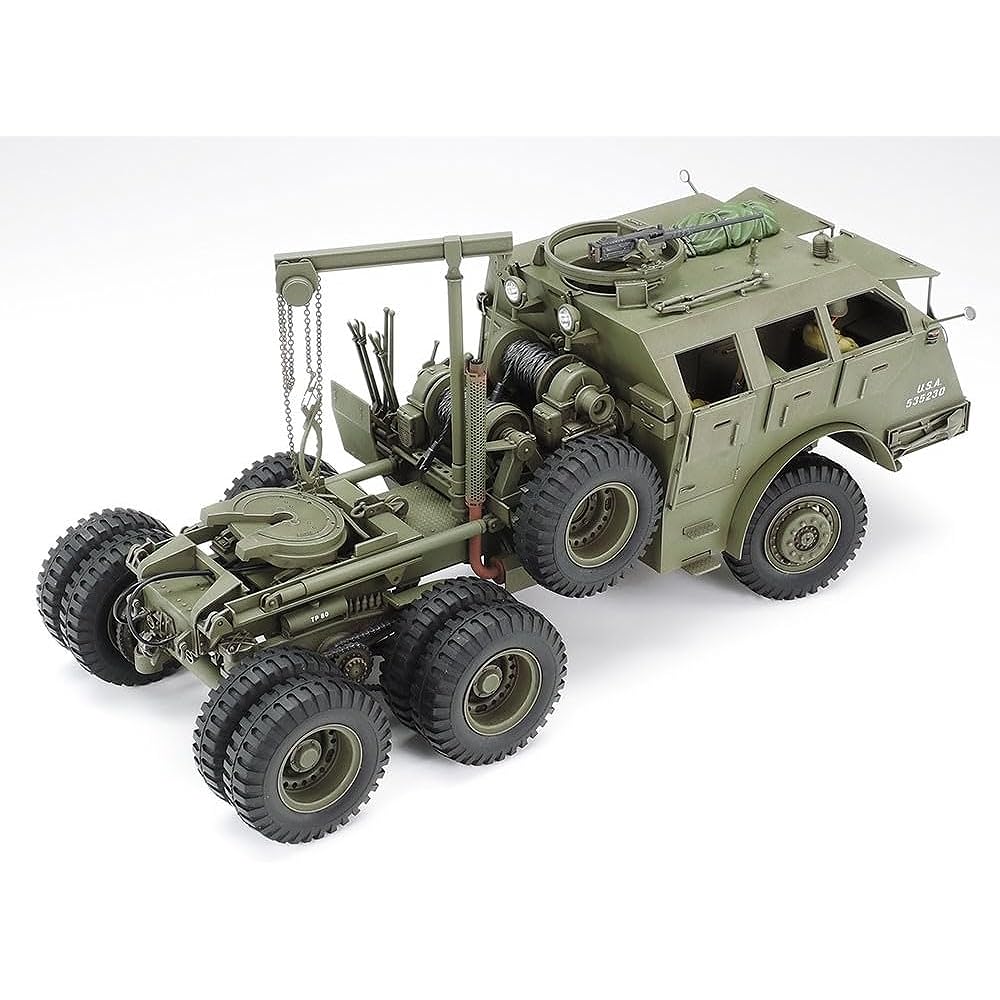 Tamiya 1/35 Military Miniature Series No.230 US Army 40 Ton Tank Carrier Dragon Wagon Plastic Model 35230 Green