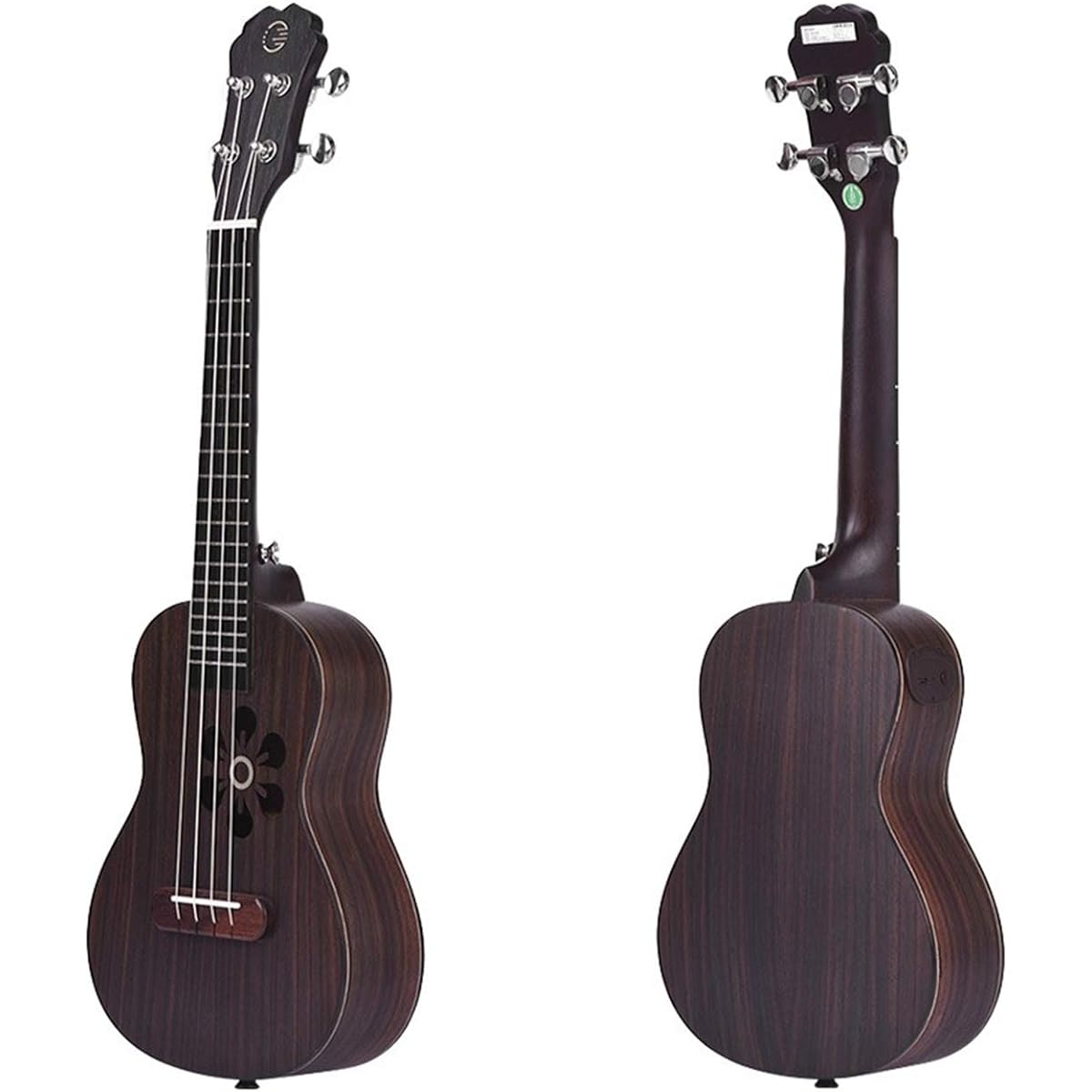 Ukulele 23 Inch Smart Concert Ukulele Ukulele for Kids and Adults Carbon Fiber Ukulele (Color: Natural, Size: 23 Inch)
