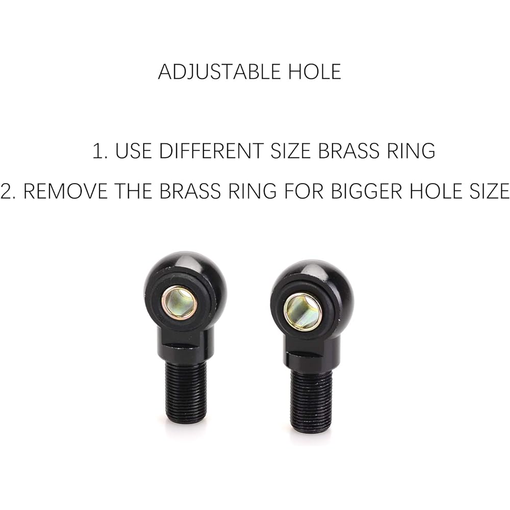 Mallofusa 12.5 Inch 320mm Pair Motorcycle Shock Absorber Rear Suspension Universal Honda Suzuki Yamaha Kawasaki ATV Go Kart Buggy Sport Bike - Blue