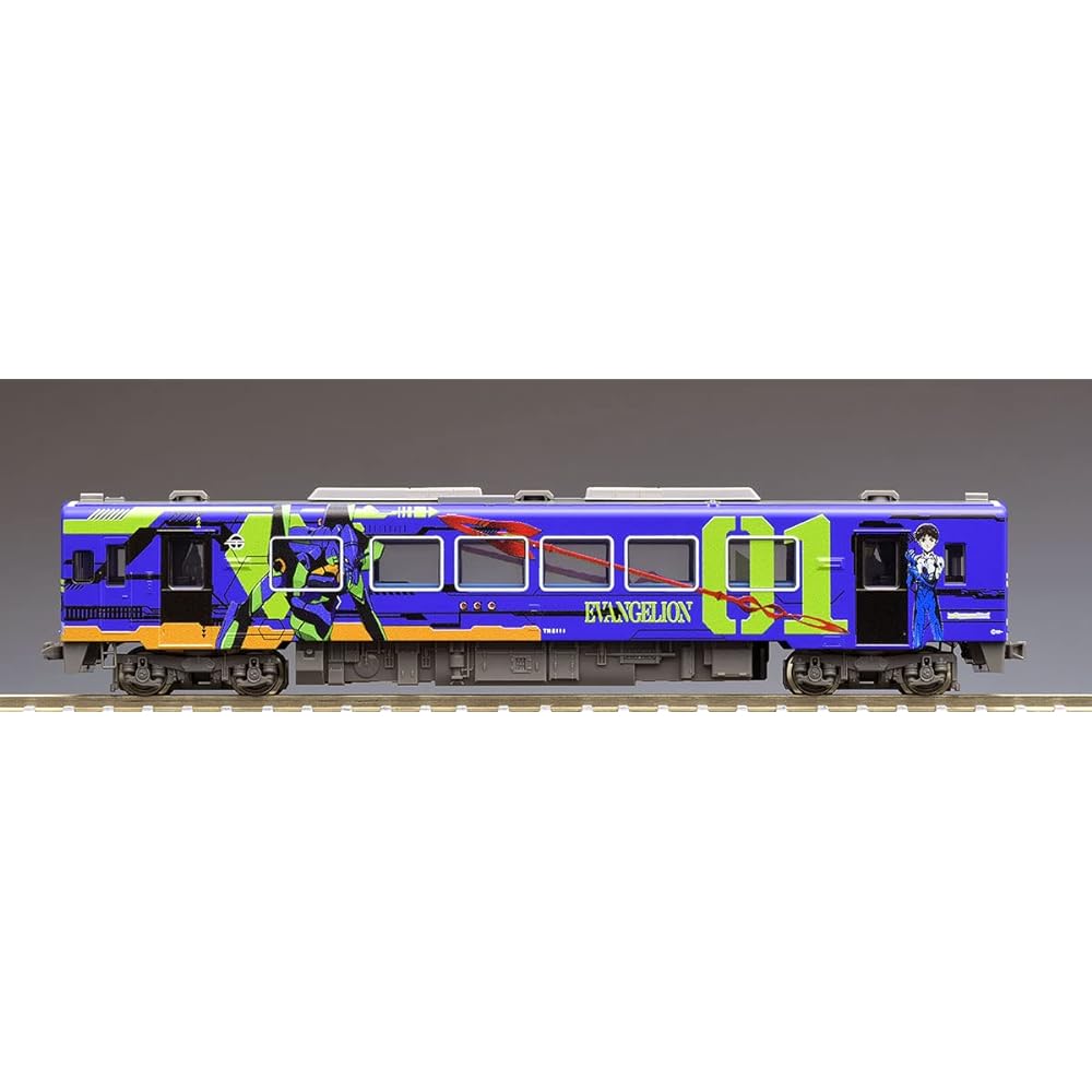 TOMYTEC TOMIX N Gauge Tenryu Hamanako Railway TH2100 Type TH2111 Car/Evangelion Wrapping Train 8610 Railway Model Diesel Car