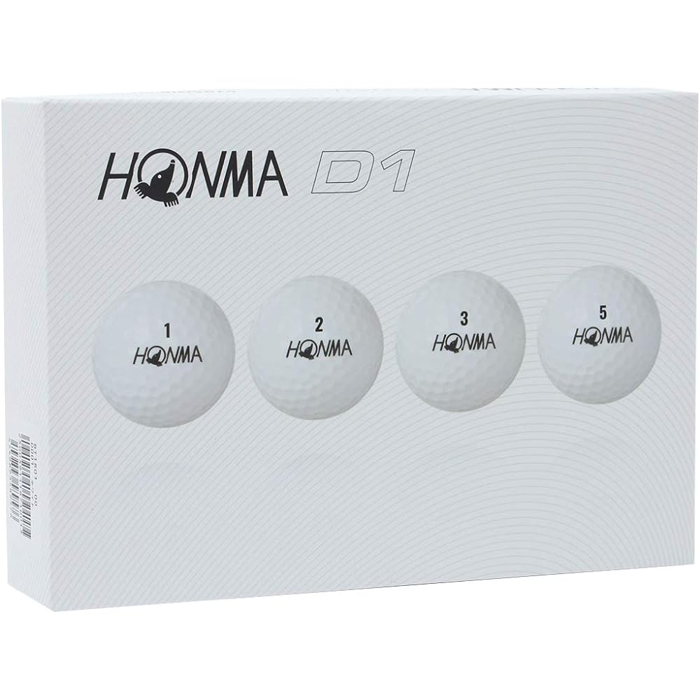 Honma Golf Golf Ball New D1 BT-1801 White