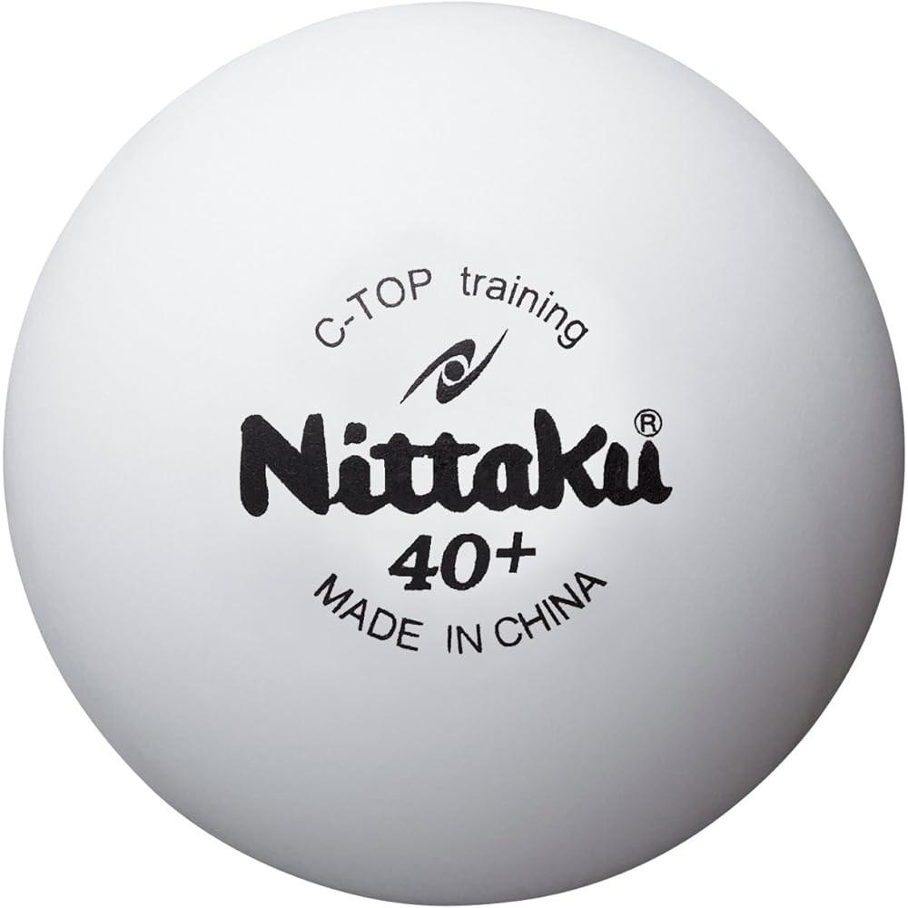 Nittaku Table Tennis Ball for Practice C Top Training Ball