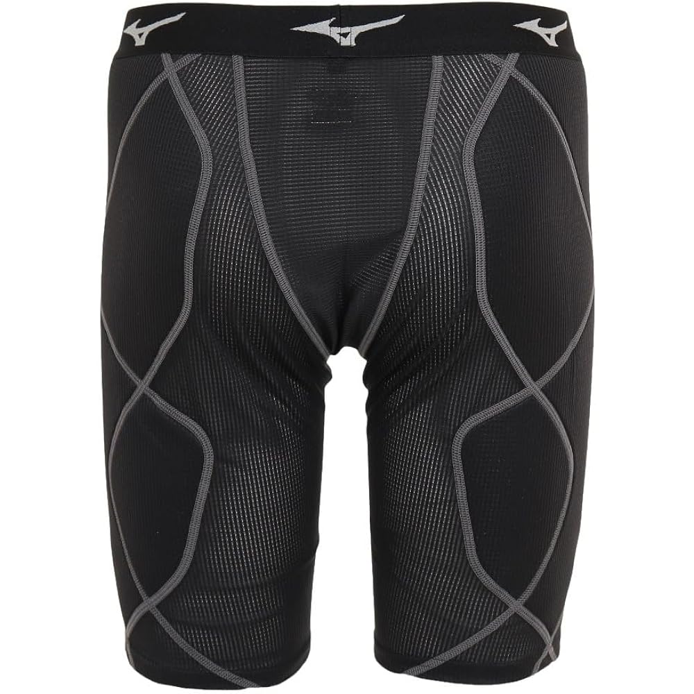 [MIZUNO] Unisex Dry Aeroflow KUGEKI Sliding Pants Antibacterial, Odor Resistant, Stain Resistant 09 Black S