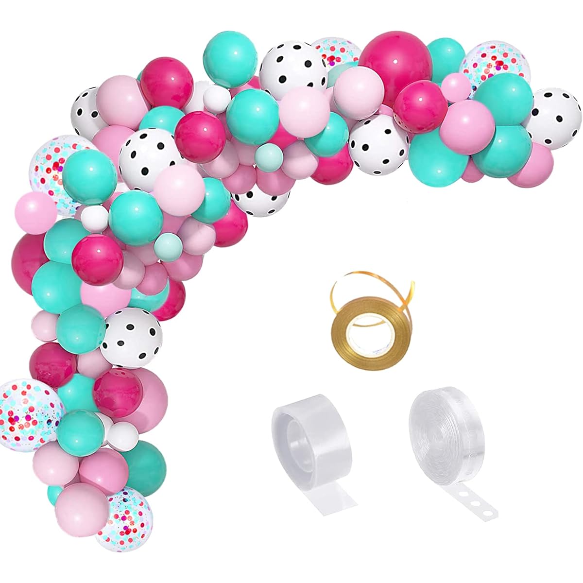 Surprise Party Balloon Garland Kit 103 Pieces Latex Balloons Surprise Theme Birthday Baby Shower Decoration
