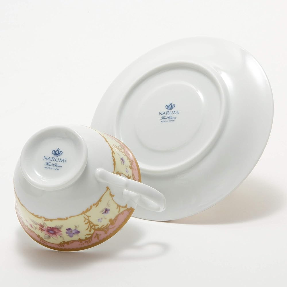 NARUMI Dinnerware Set, Floral Boutique, Floral Pattern, 5 Pattern Set, Stylish, Gorgeous, 11 Pieces, Microwave Warmable, Made in Japan, Gift Box Included 41721-33460