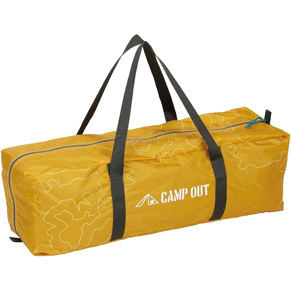 [Captain Stag] Campout Aluminum Dome Tent 3UV Old Yellow UA-0054