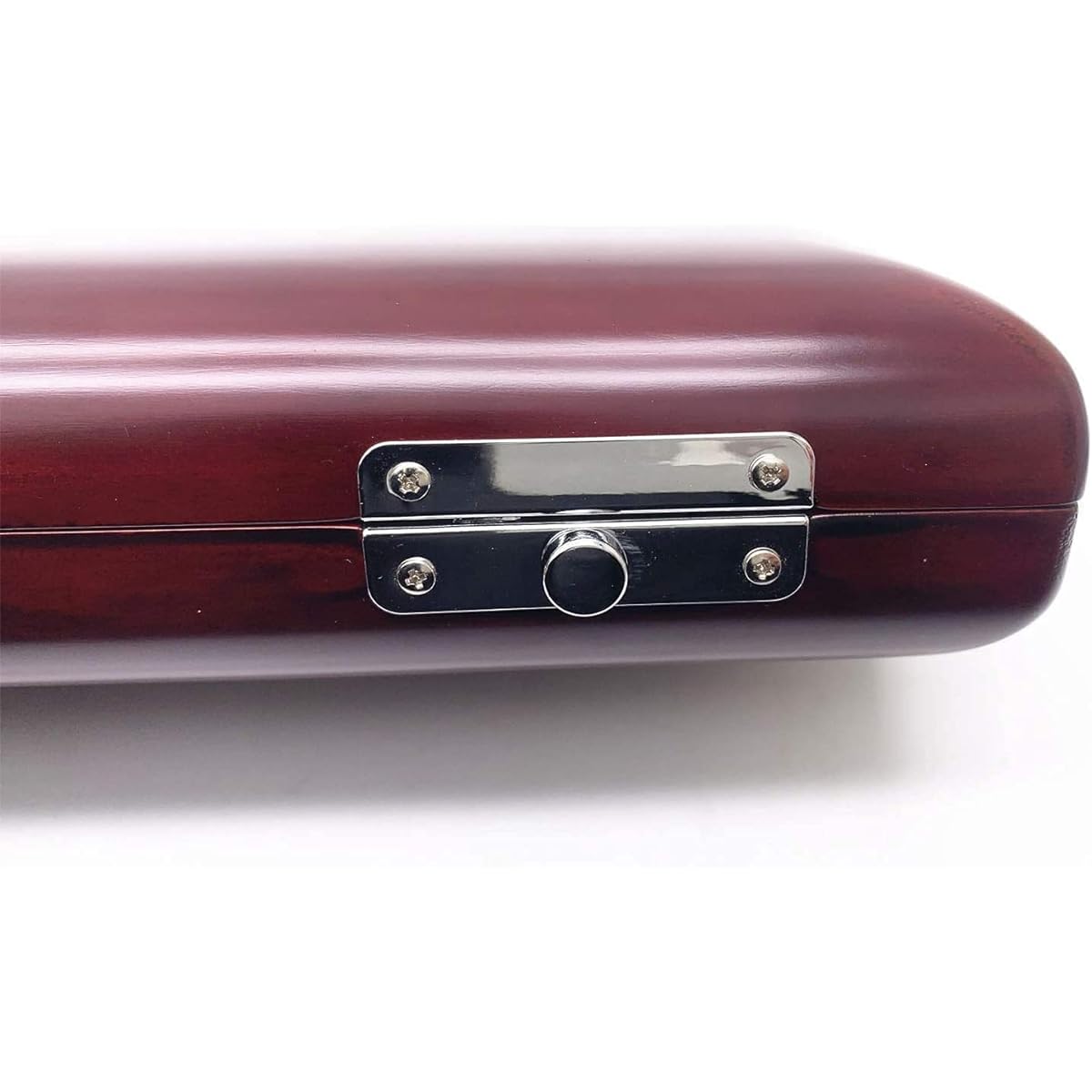 Jiayouy B Foot Flute Case Cover Bag Carry Handle with Shoulder Strap Solid Wood Flute Case Box for 17 Hole Flute