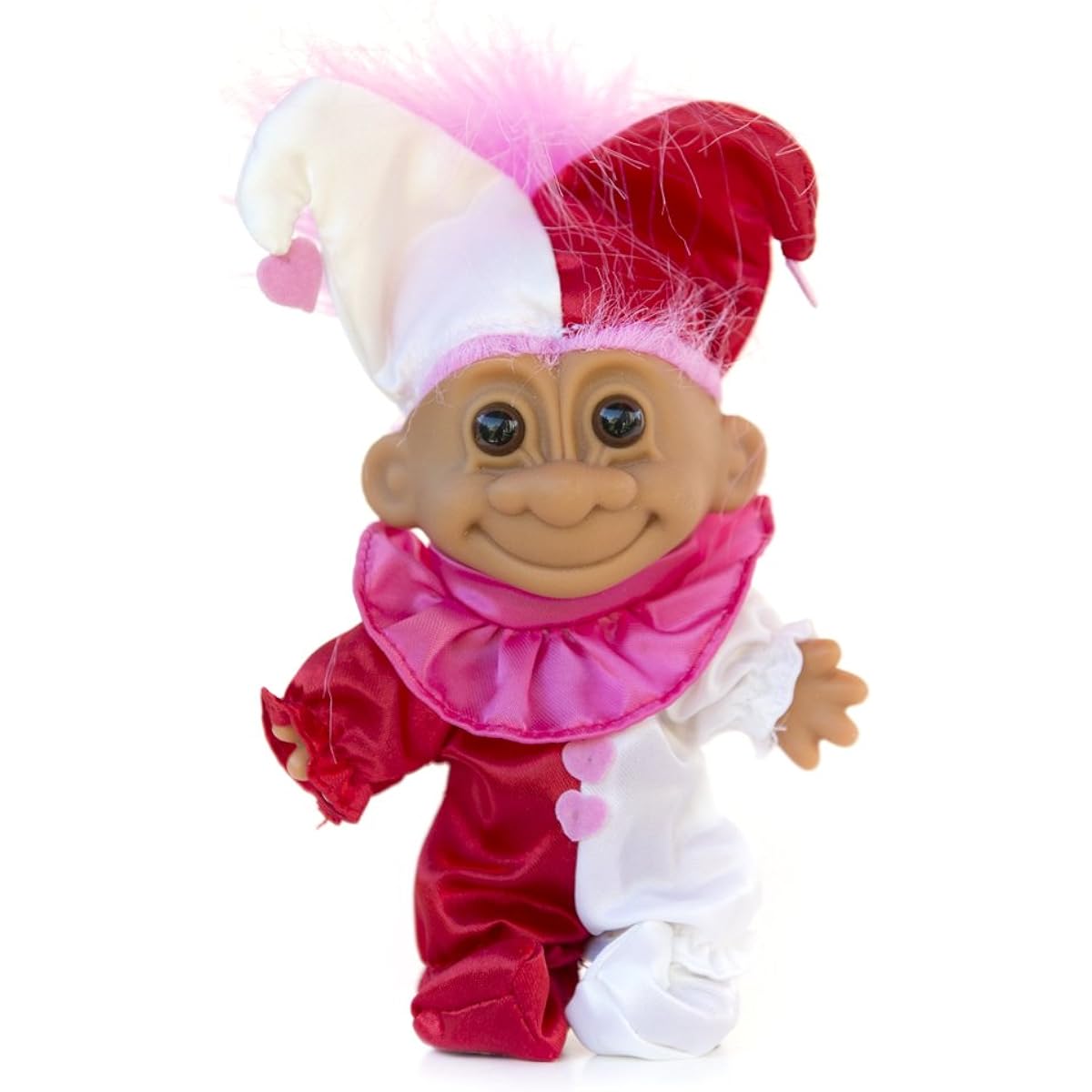 My Lucky Royal Court Jester 6" Troll - Pink Hair