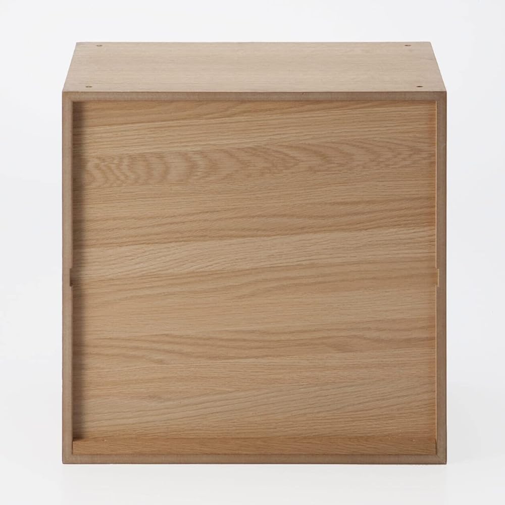 MUJI Stacking Chest Width 37 x Depth 28 x Height 37 cm 2 Drawers Oak Veneer 12381143