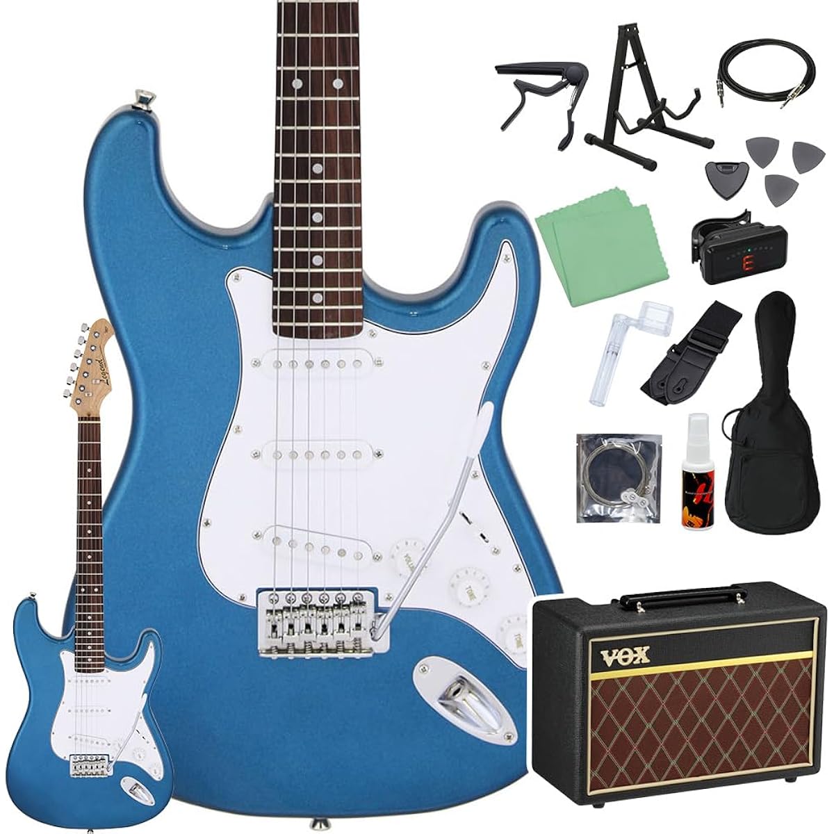 LEGEND LST-Z MBL Electric Guitar Beginner 14-piece Set [With VOX Amplifier] Legend