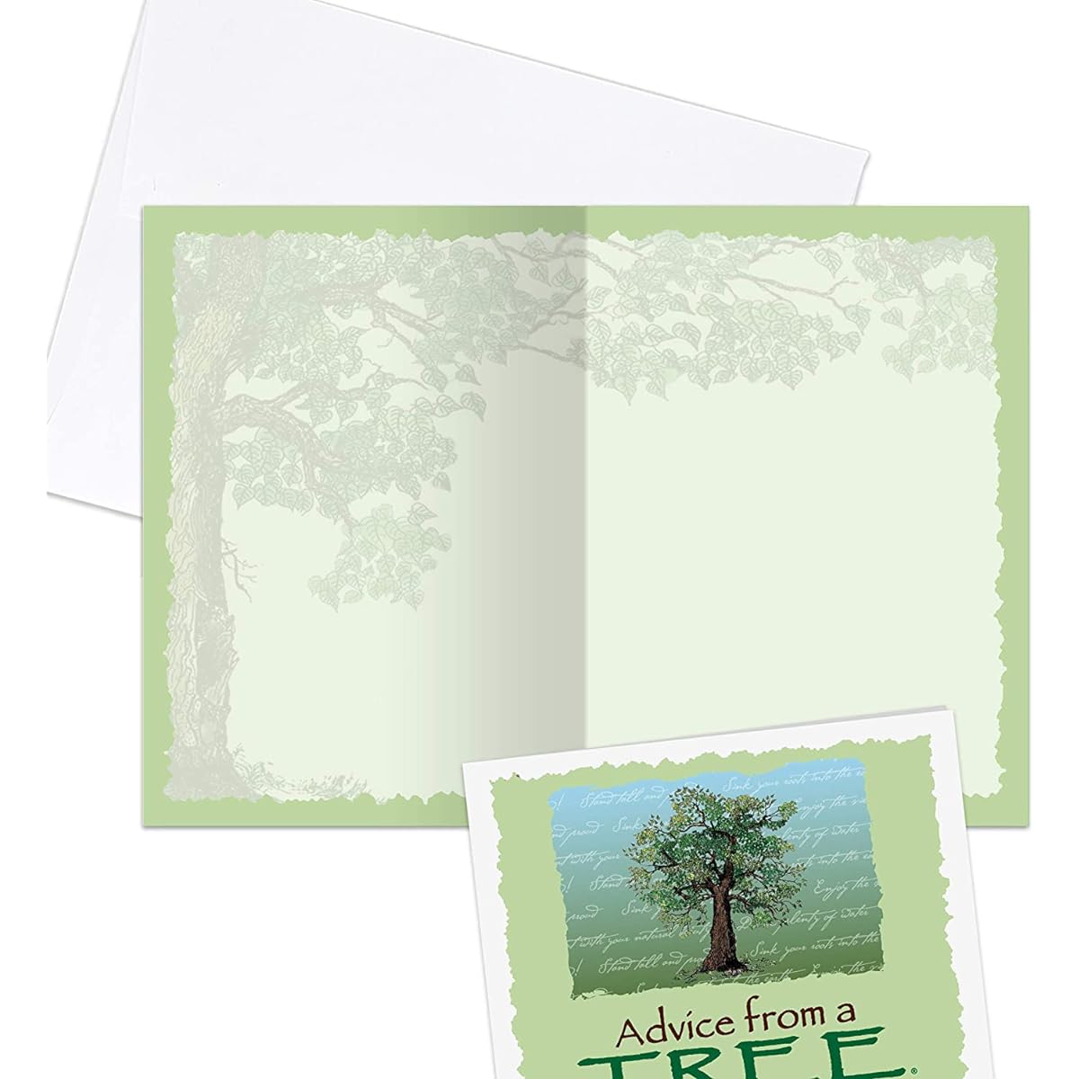 Advice from Nature Greeting Cards Original Set - 3 designs each: Tree, River, Mountain, Earth Your True Nature
