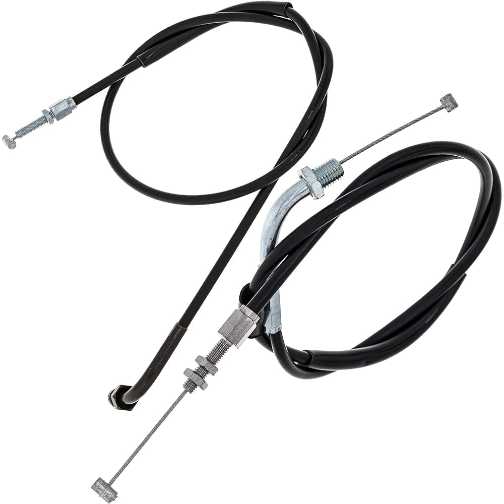 NICHE Push Pull Throttle Cable Set for Honda Shadow VLX 600 VT600C VT600CD 17910-MR1-000 17910-MZ8-A20