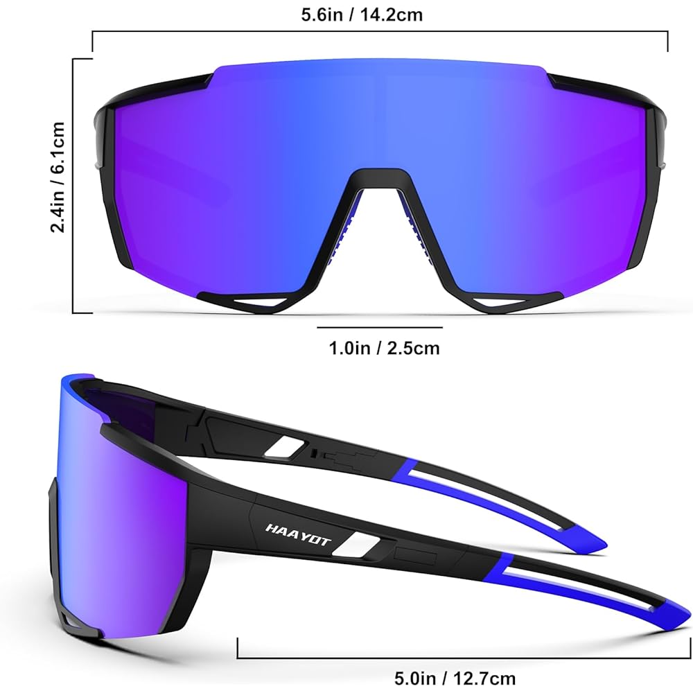 Sports sunglasses, polarized lenses, bicycle, ultra-lightweight TR90, men's, women's, unisex sunglasses, UV400 UV protection, mountain climbing, fishing, baseball, golf, running, driving, motorcycle, tennis, skiing