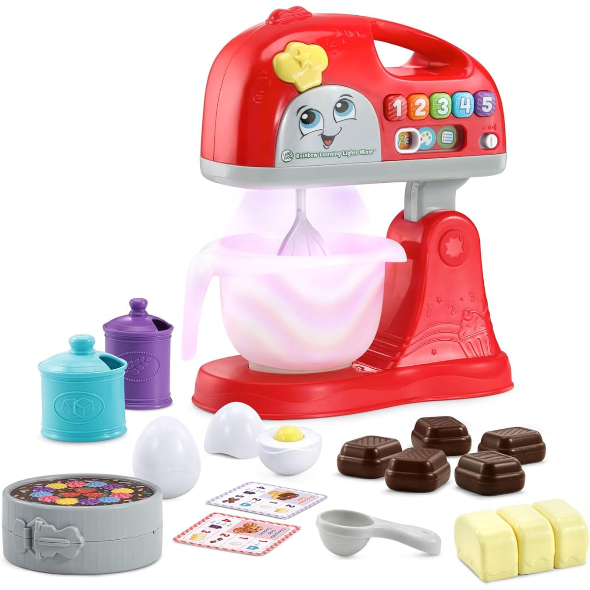 LeapFrog Rainbow Learning Lights Mixer, Red
