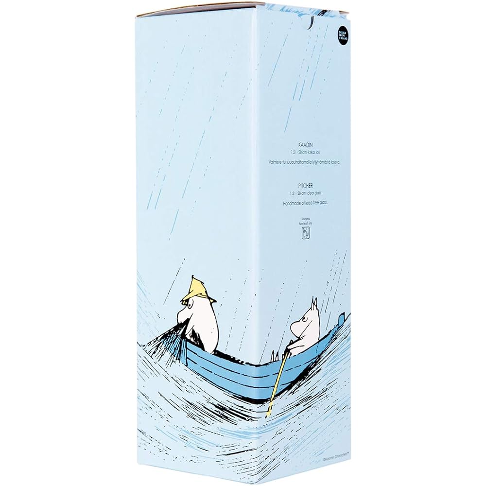 MOOMIN Moomin Glass Pitcher Gone Fishing MRA060181