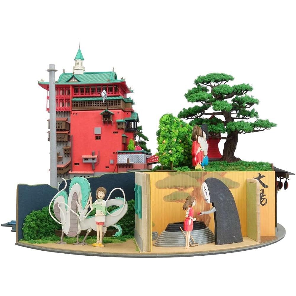 Sankei Studio Ghibli Series Spirited Away Diorama Paper Craft MP07-42