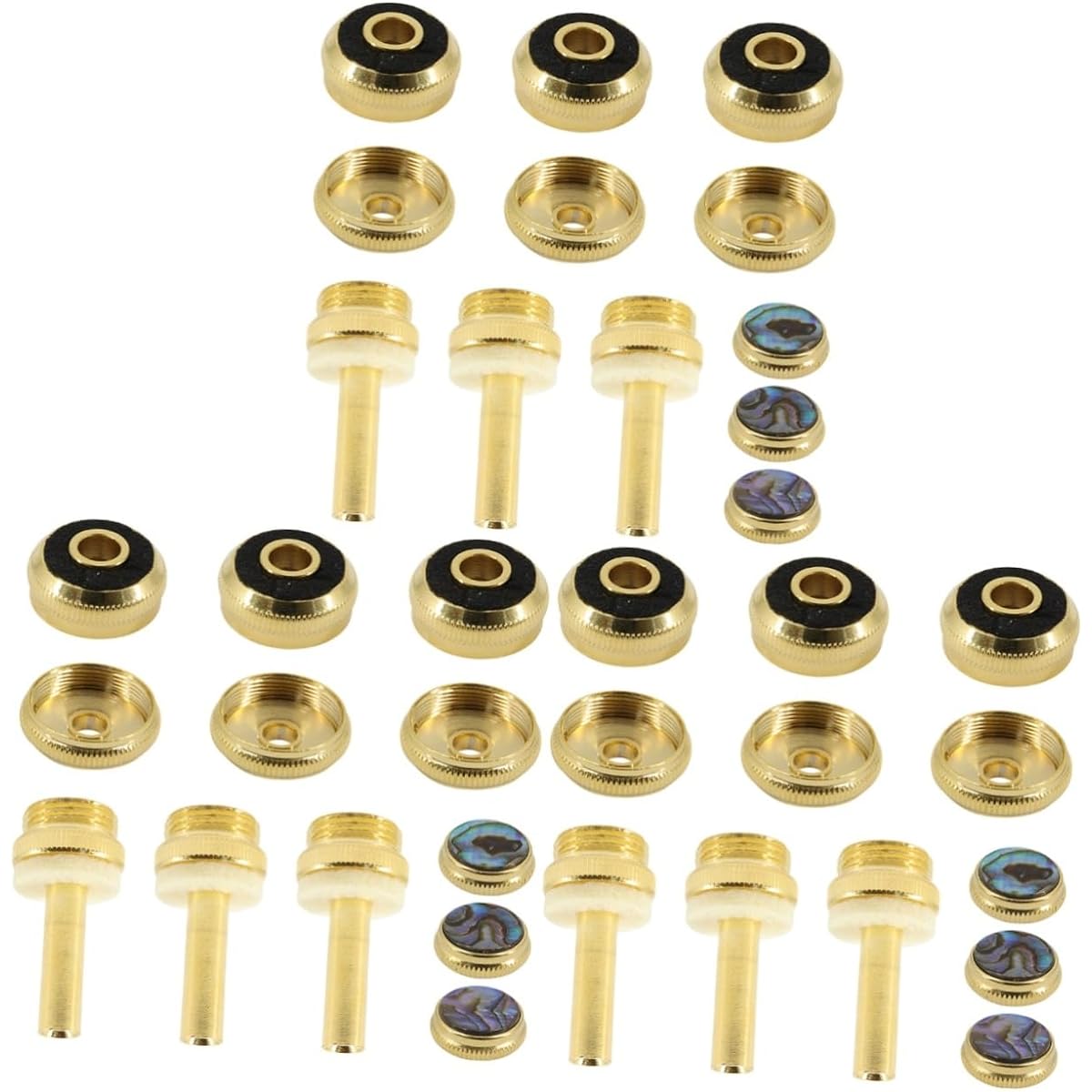 Vaguelly 3 Set Trumpet Set Tool Button Horn Trumpet Piston Button Trumpet Parts Trumpet Accessories Piston Button Buckle Piston Button S