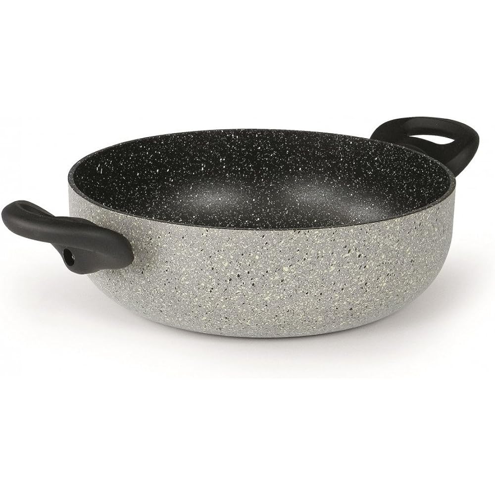 Flonal Frying Pan - Stock Pot 20 PIETRA VIVA Stone Effect Aluminum PIVPE2060