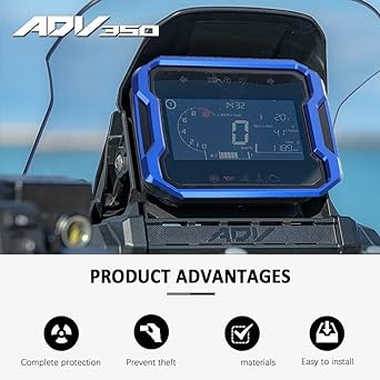 Motorcycle Instrument Frame Motorcycle Accessories Meter Frame Screen Protector Cover Instrument Protection Honda ADV350 ADV 350 Adv350 2022 2023 (Color : 87)