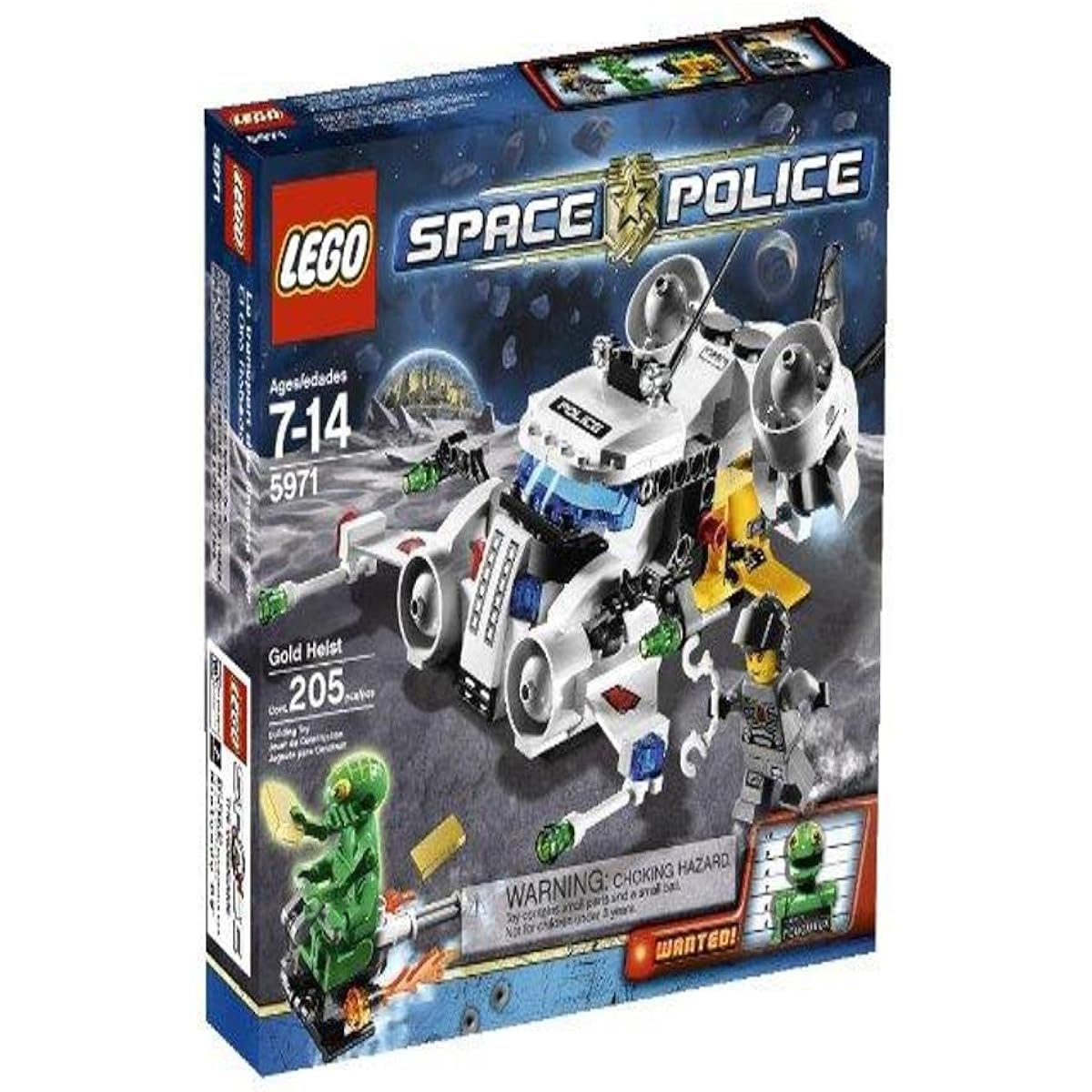 LEGO 5971 Gold Heist Space Police Gold Robbery Frenzy Overseas Exclusive [Parallel Import]