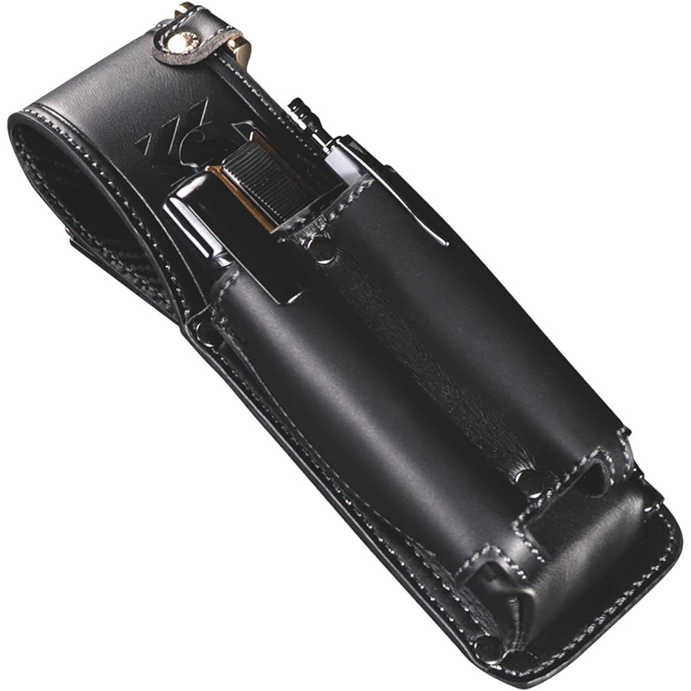 Fujiya Cutter Marker 2 Tier Holder Black Gold LIGHT PU LEATHER SERIES AH-13BG