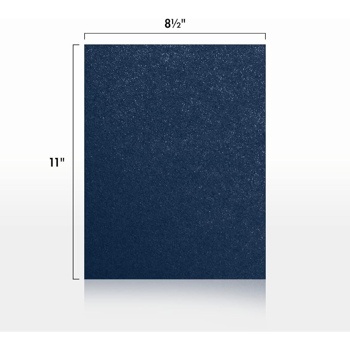 LUXPaper 8.5" x 11" Paper | Letter Size | Lapis Metallic - Star Dream | 80lb Text | 50 Pieces