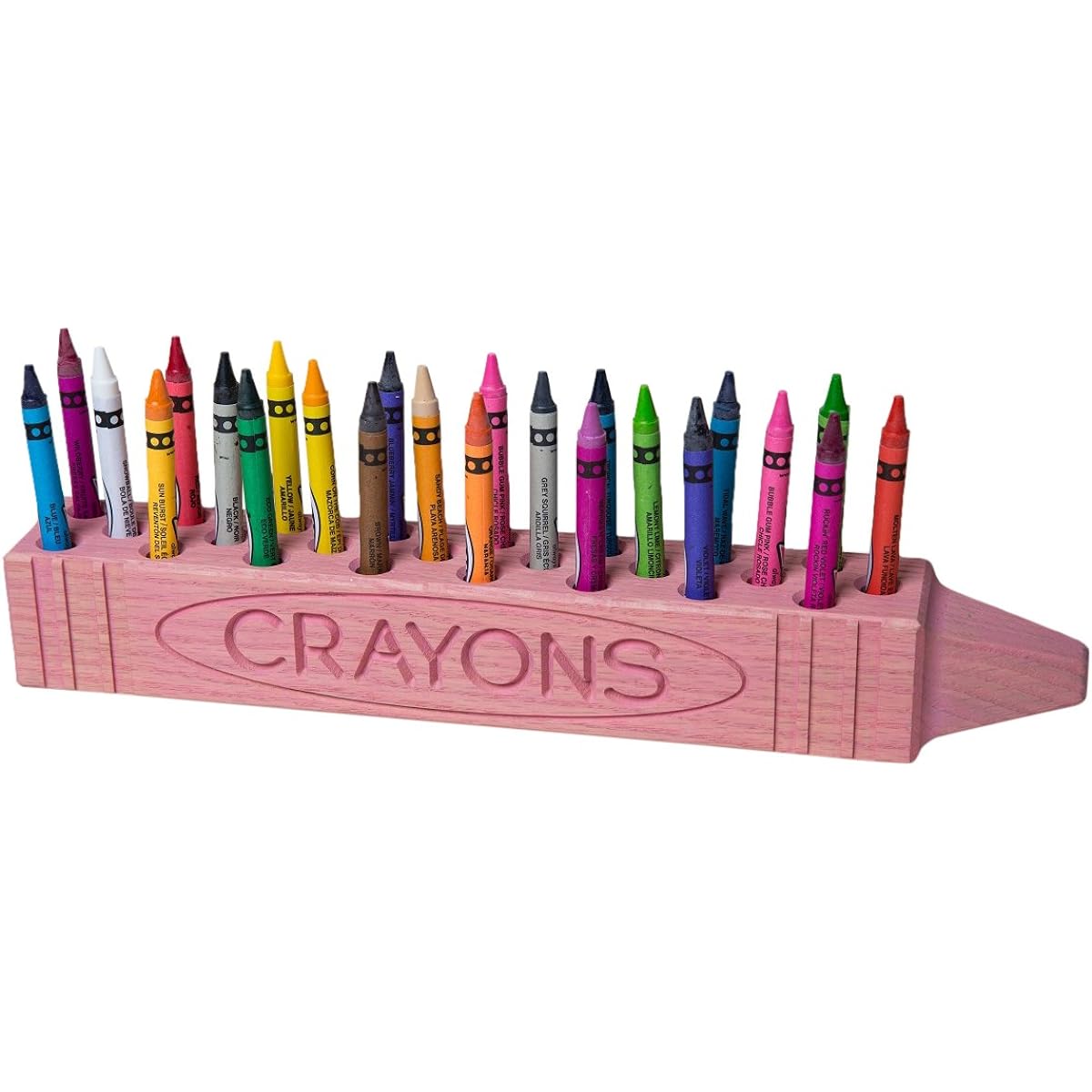 Cray DisPLAY 24 Crayon Holder Display, Pink